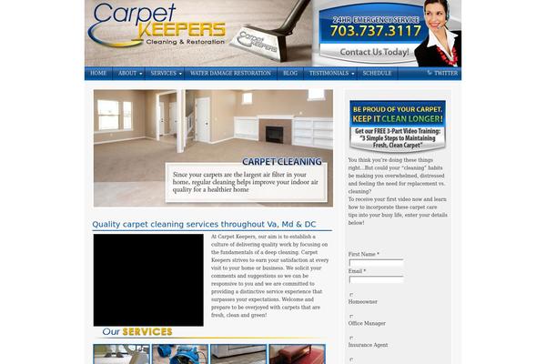 Ck theme site design template sample