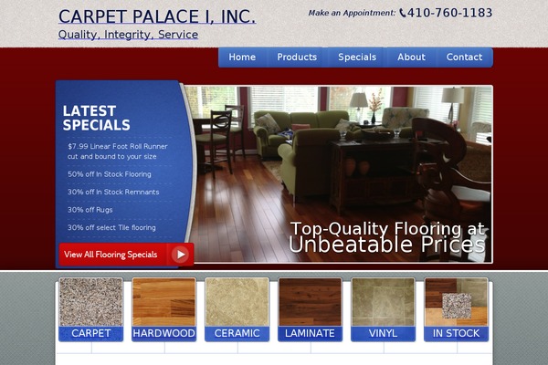 carpetpalacei.com site used Carpet-palace