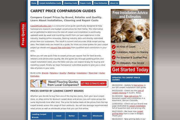 carpetpriceguides.com site used Cpg