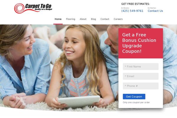 Carpet theme site design template sample