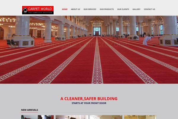 Official theme site design template sample