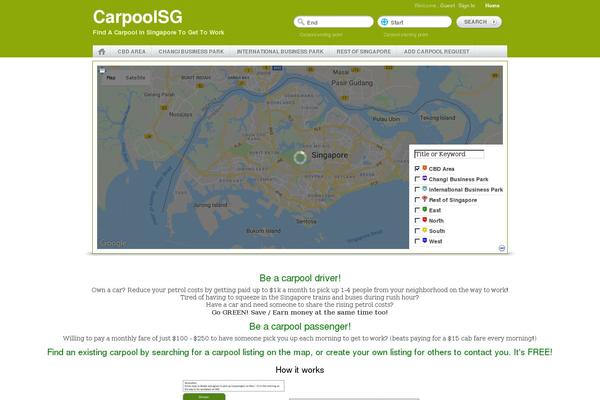 GeoTheme theme site design template sample