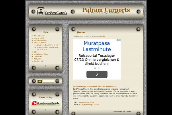 carportcanada.com site used screwdriver