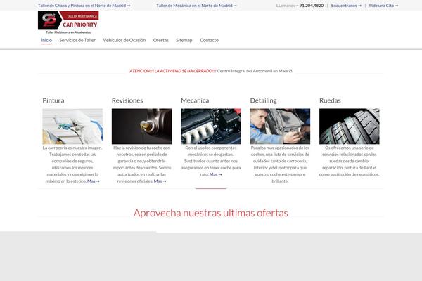 Auto Repair theme site design template sample