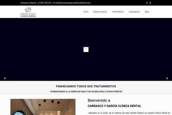carrascoygarciaclinicadental.com site used Betheme2