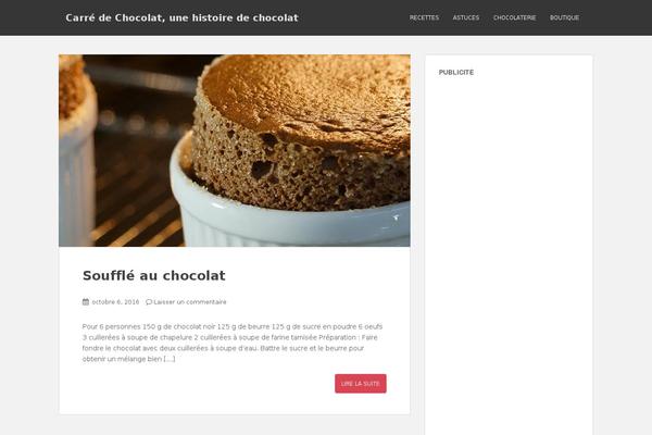 Sparkling-child theme site design template sample