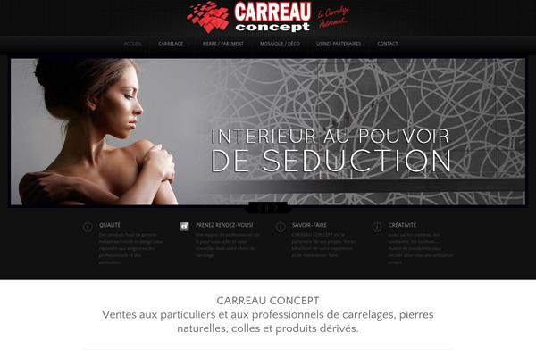 Blacker theme site design template sample