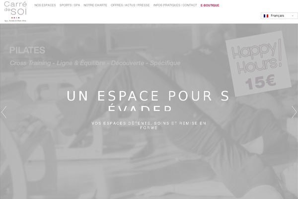 Visia theme site design template sample