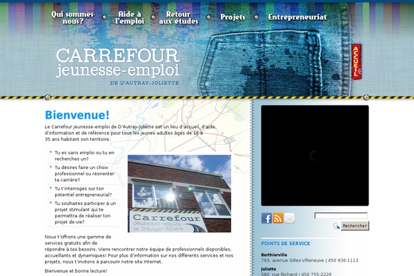 Emploi theme site design template sample