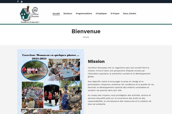 Safira theme site design template sample