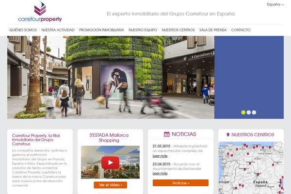 Property theme site design template sample