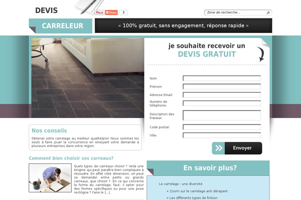 WordPress website example screenshot