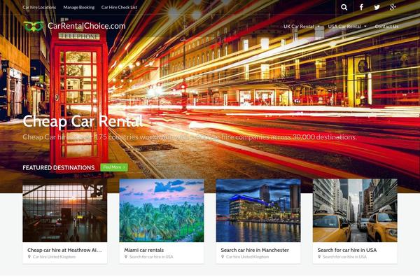 carrentalchoice.com site used Parallelus-go-explore
