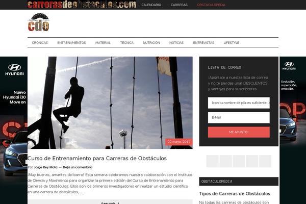 Magazine Pro theme site design template sample