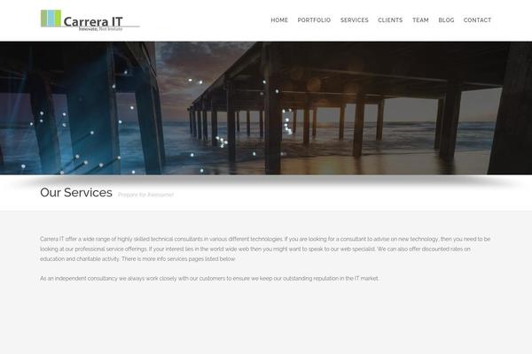 Tides theme site design template sample