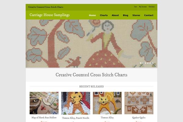 Gather theme site design template sample