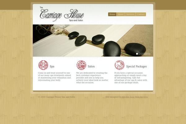 Bamboo theme site design template sample