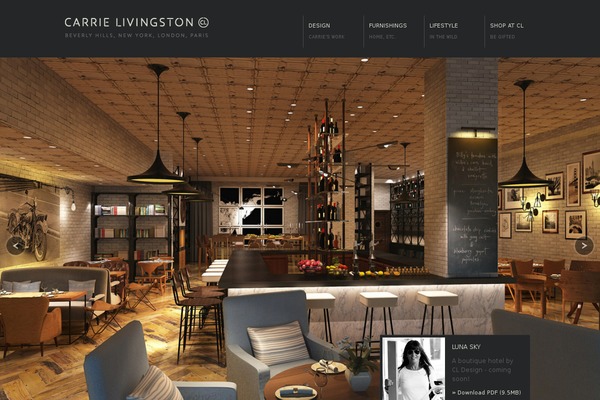 carrielivingston.com site used Carrielivingston