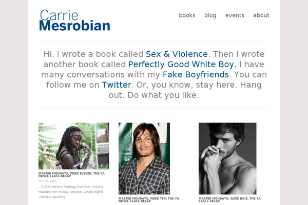 Purity theme site design template sample