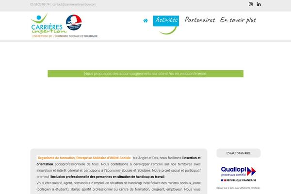 carrieresetinsertion.com site used Carrieresetinsertion