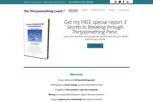 Vanguard theme site design template sample