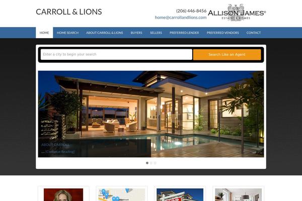 Venture theme site design template sample