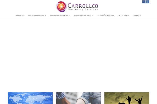 Total theme site design template sample