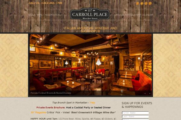 Cinnamon-restaurant theme site design template sample