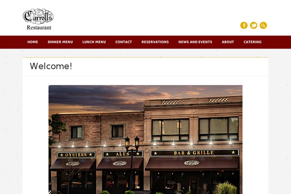 Restaurateur theme site design template sample