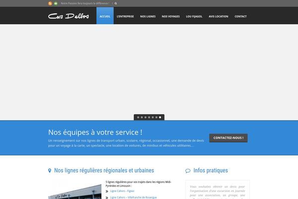 Tour Package theme site design template sample