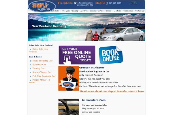 Site using Car plugin
