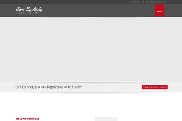 Automotive Child theme site design template sample