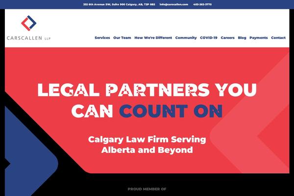 carscallen.com site used Fusion Base
