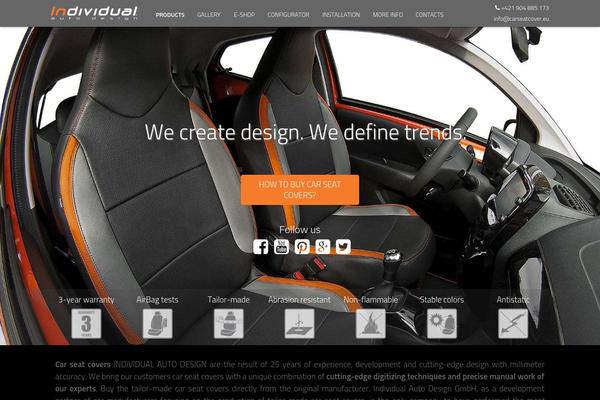 carseatcover.eu site used Individual