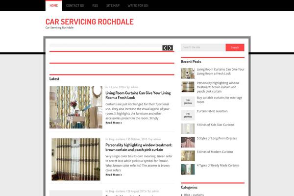 Hotnews theme site design template sample
