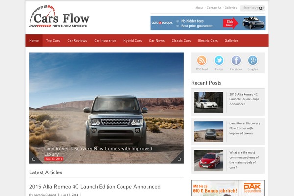 carsflow.com site used Cf