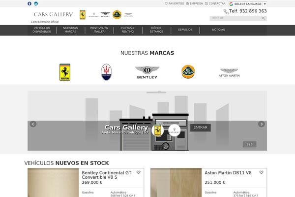 carsgallerybcn.com site used Quadis