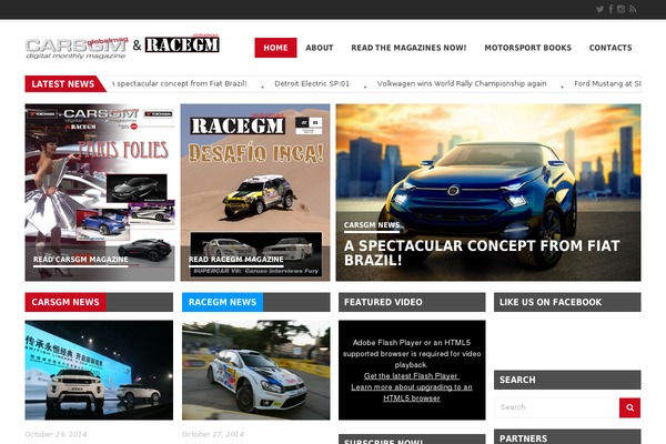 Solaris theme site design template sample
