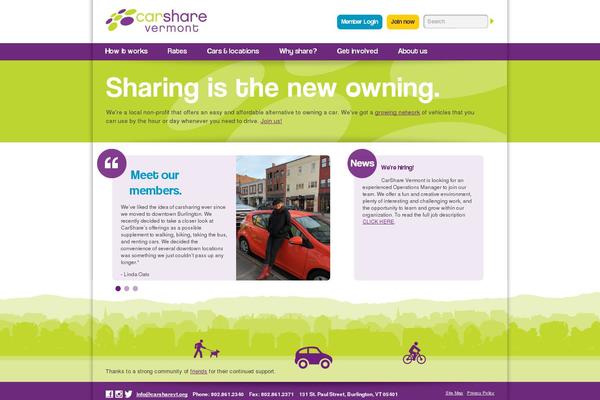 Site using Custom Sidebars plugin