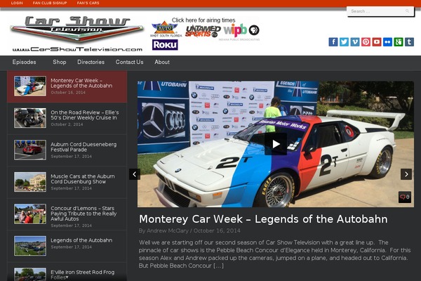 carshowtelevision.com site used Magazine Pro