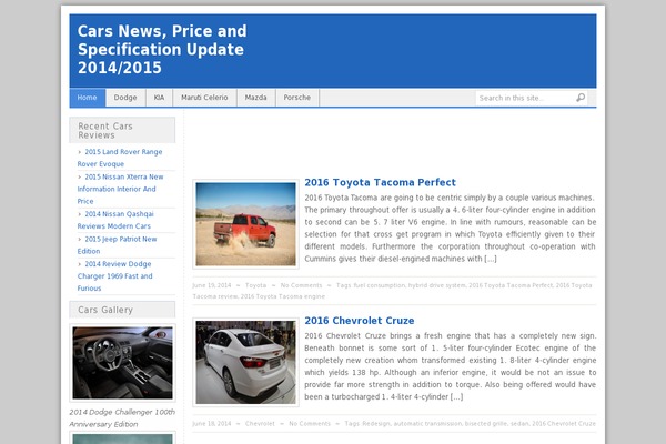 carsmelon.com site used ThemeGeblek