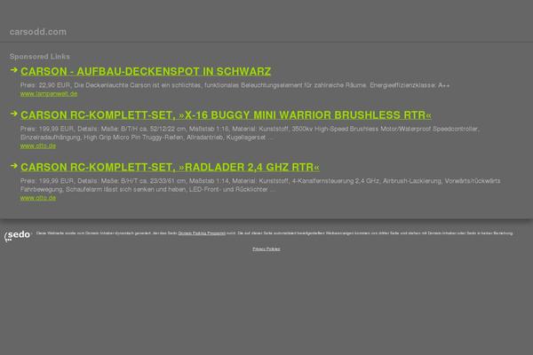 carsodd.com site used Link