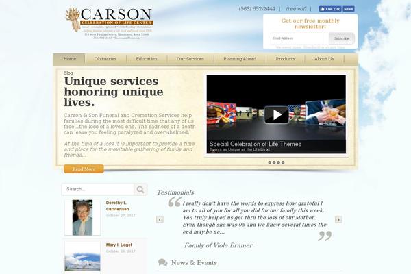 Site using SlideDeck 1 Lite Content Slider plugin