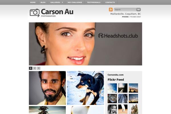 carsonau.com site used Gallerific