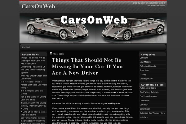 carsonweb.com site used raindrops