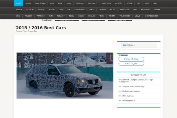 iMag Mag theme site design template sample