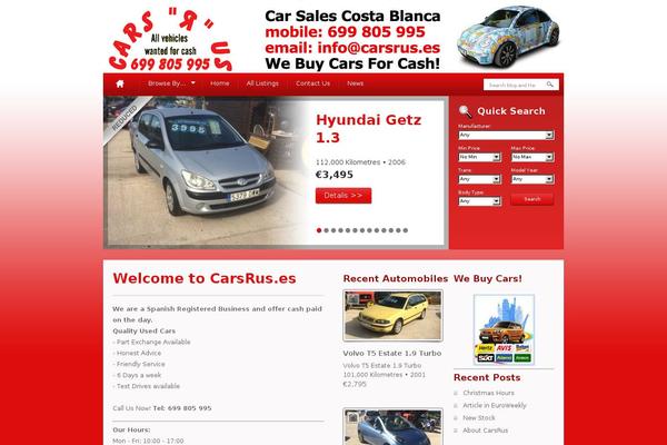 Automotive theme site design template sample