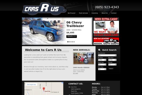 Automotive theme site design template sample