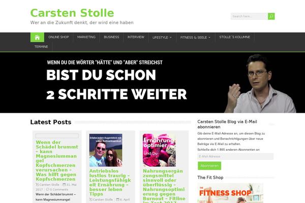 HappenStance theme site design template sample