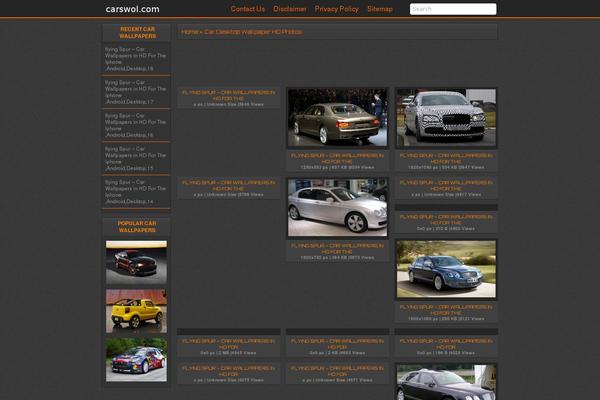 carswol.com site used Themewallpaper
